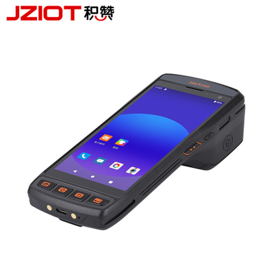JZIOT SDK wyposażony w bezprzewodowy przenośny laser 1D 2D ręczny Android NFC kod kreskowy skaner PDA z drukarką