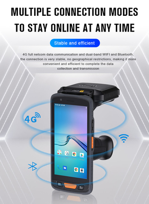 Niestandardowa Fabryka Android 11 4g Rfid wodoodporny Mobilny Terminal Danych Przemysłowy Przenośny Rugged Pdas