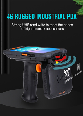 Robustny PDA Ręczny Android 11 NFC RFID Tag Reader 2D Barcode Scanner wodoodporny Terminal zbierający dane przemysłowe